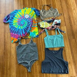 Colorful top bundle